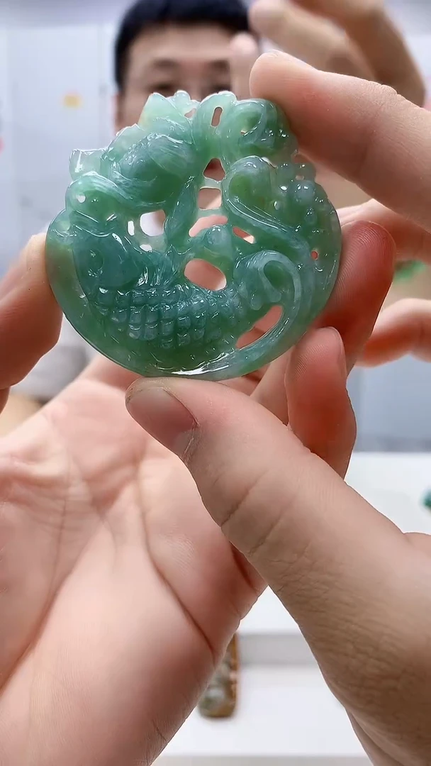 定制翡翠未镶嵌 5158bb-毛货挂件25