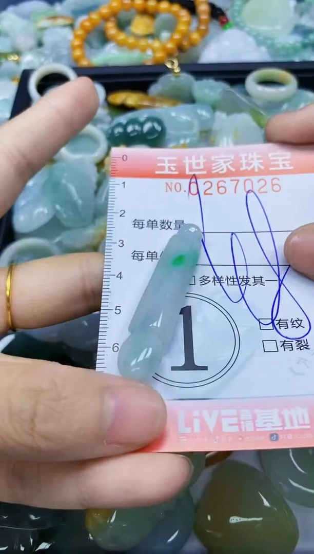 翡翠未镶嵌颈饰闪购0267026