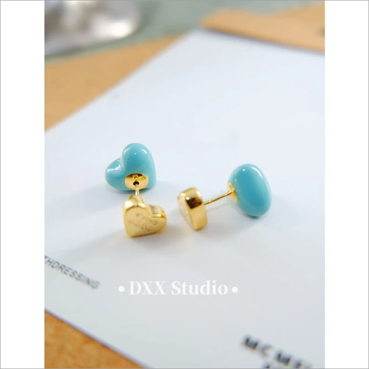 铜合金合成锆石耳饰 小众设计百搭ins耳饰45279