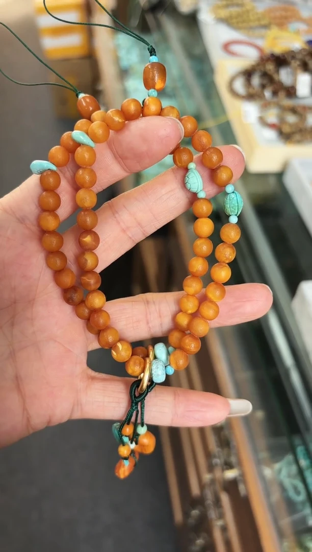 【闪购商品】琥珀裸石未镶嵌手机链多样发其一