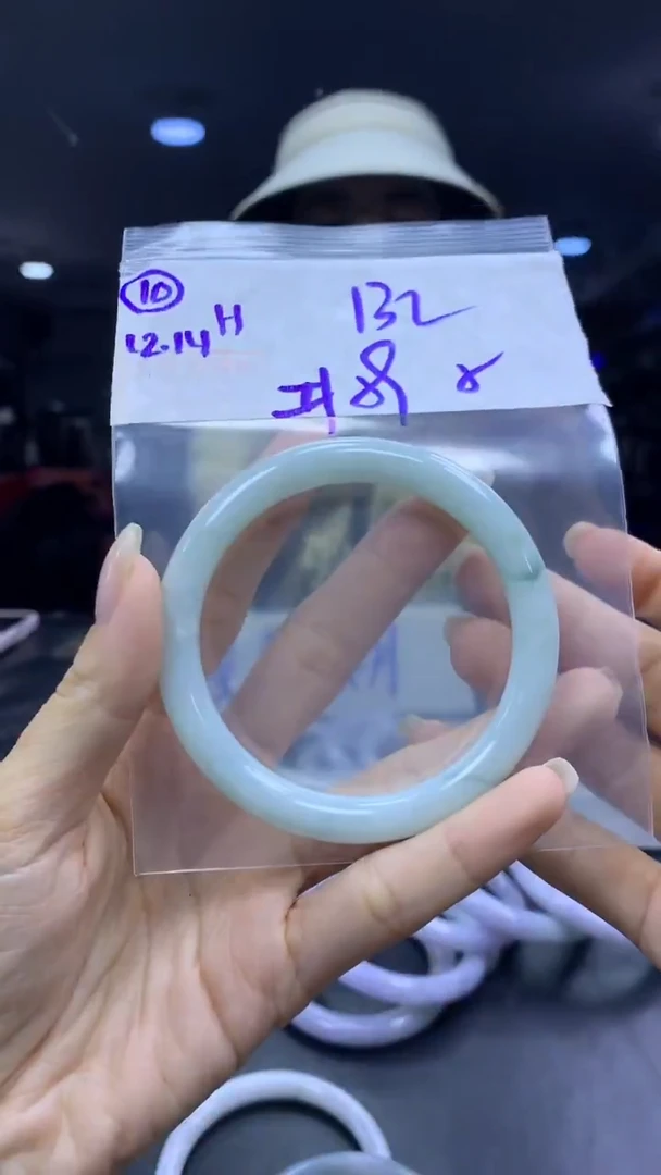 未镶嵌定制翡翠10手镯59纹+132元+拍一发一