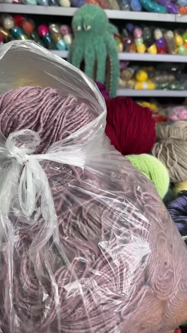 羊毛混纺智利小香风粉色系 35羊毛 3.65斤