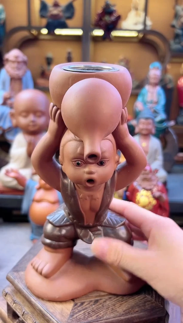 紫砂茶宠器闵茶宠摆件