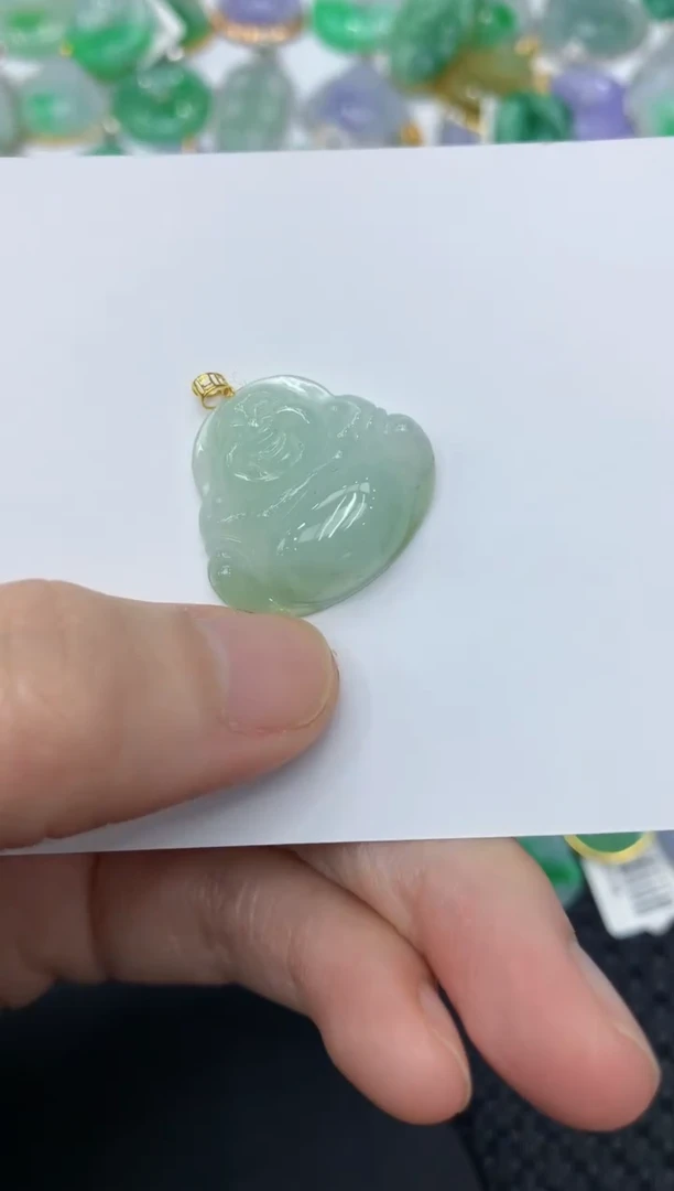 【闪购商品】翡翠颈饰18K金镶嵌11111111