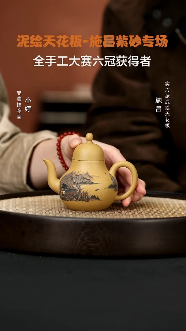 【闪购商品】紫砂茶壶婷SC54施昌思婷段泥220