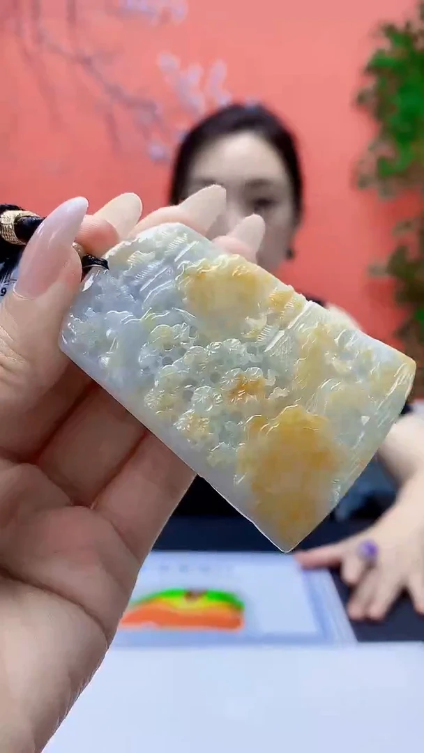未镶嵌定制翡翠5160ty-毛货挂件161