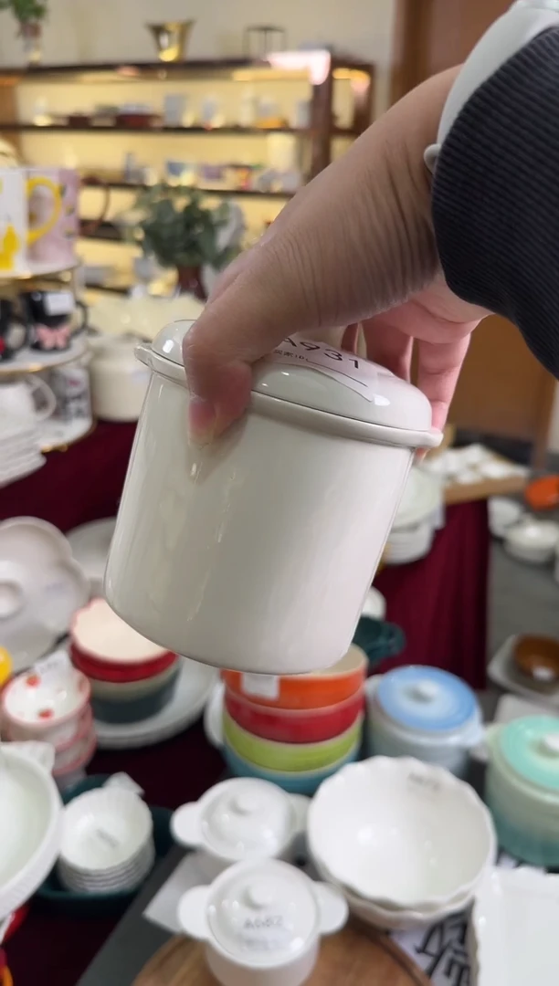 摆件陶A931  2个  清仓陶瓷餐具微瑕（颜色随机）