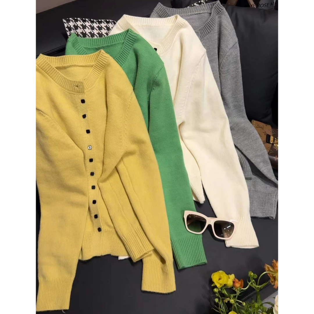 TY5 【糖果开衫】韩系春款减龄显白显瘦开衫（衣长55）