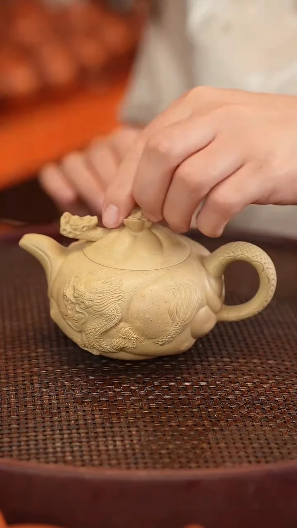 茶壶紫砂原矿手工制作小品 摆件 敲不开