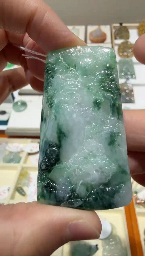 未镶嵌挂件翡翠A货翡翠多样性孤品