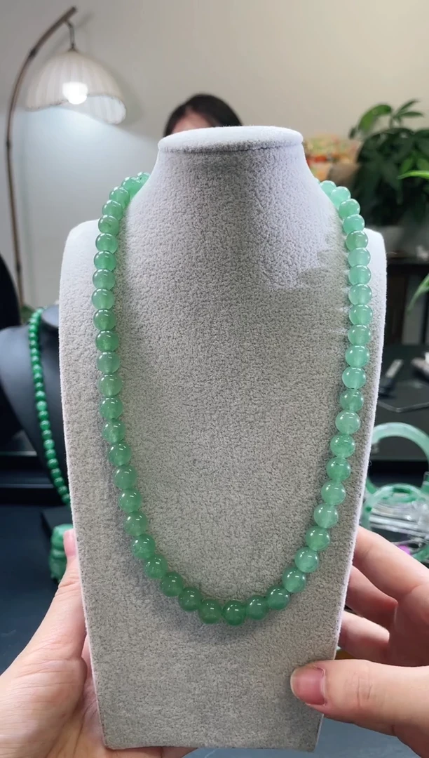 颈饰合金石英质玉8+mm