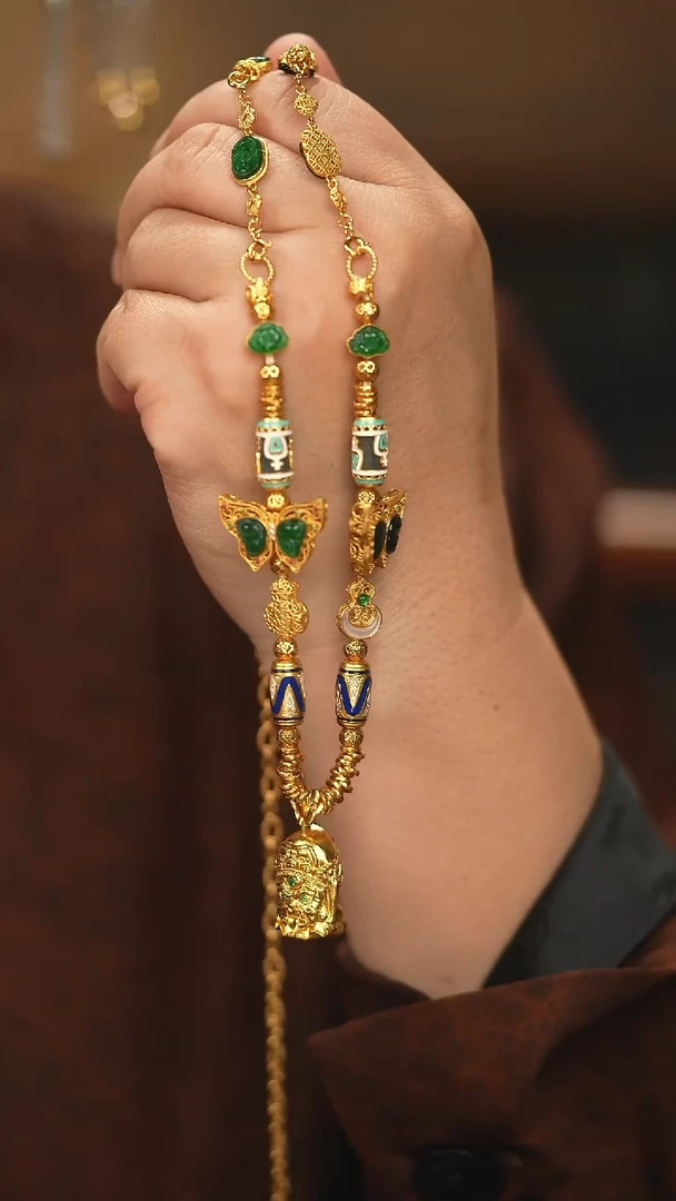 【闪购商品】翡翠项链银S925镶嵌新款