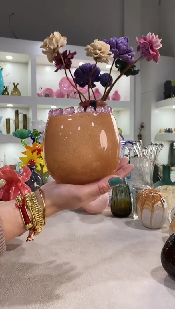 慕忆家手作琉璃花瓶