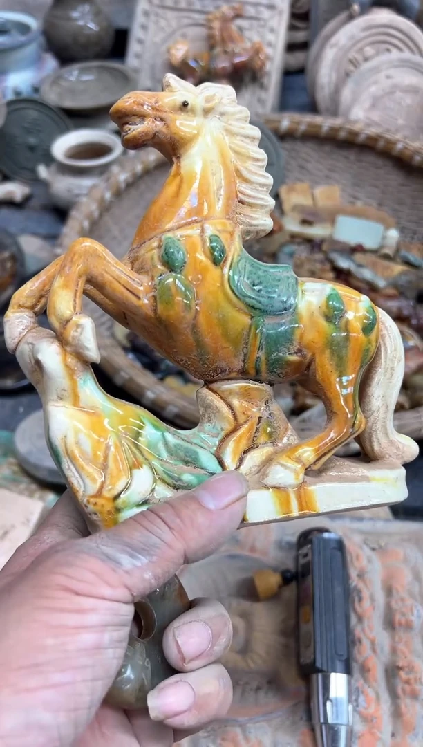 摆件陶瓷颜色随机发货