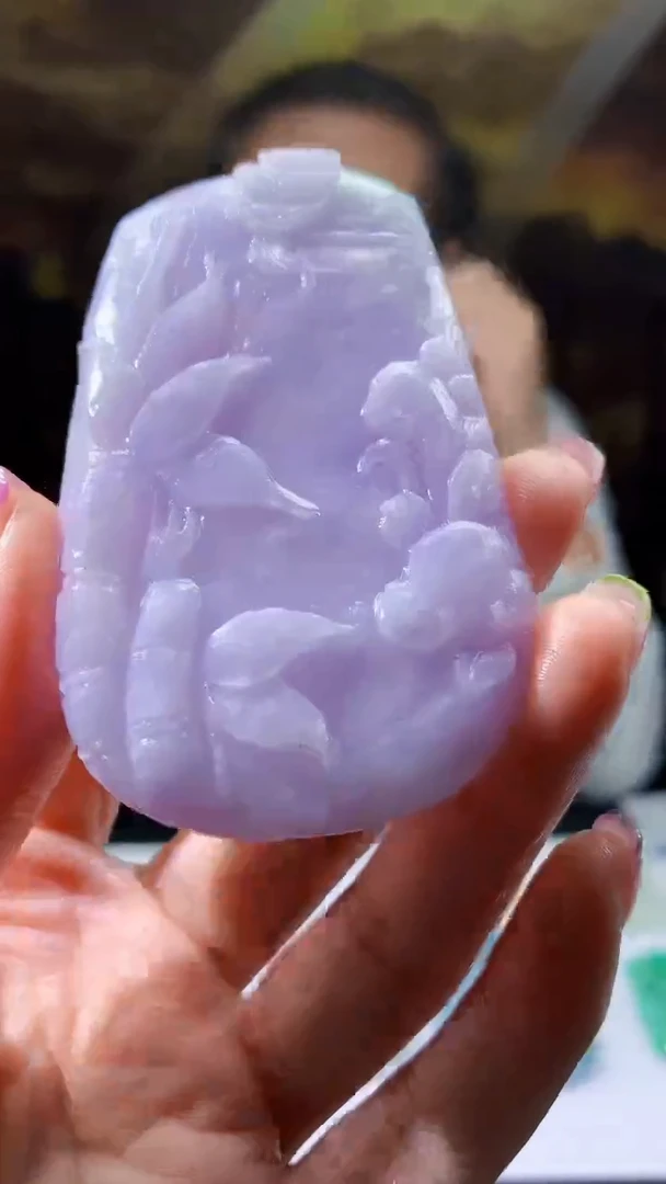 定制翡翠未镶嵌1085jj-毛货挂件36