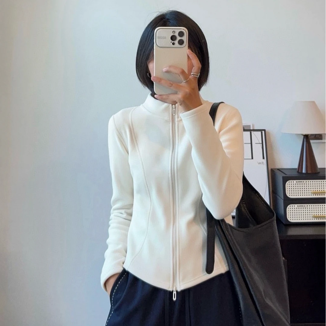 冬季小暖炉~超细腻双面绒聚温保暖轻便女士立体裁剪小蛮腰外套