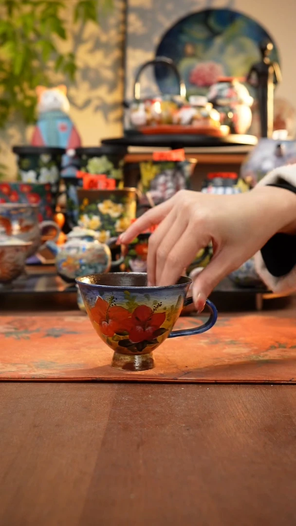 瓷片景德镇手工手绘919