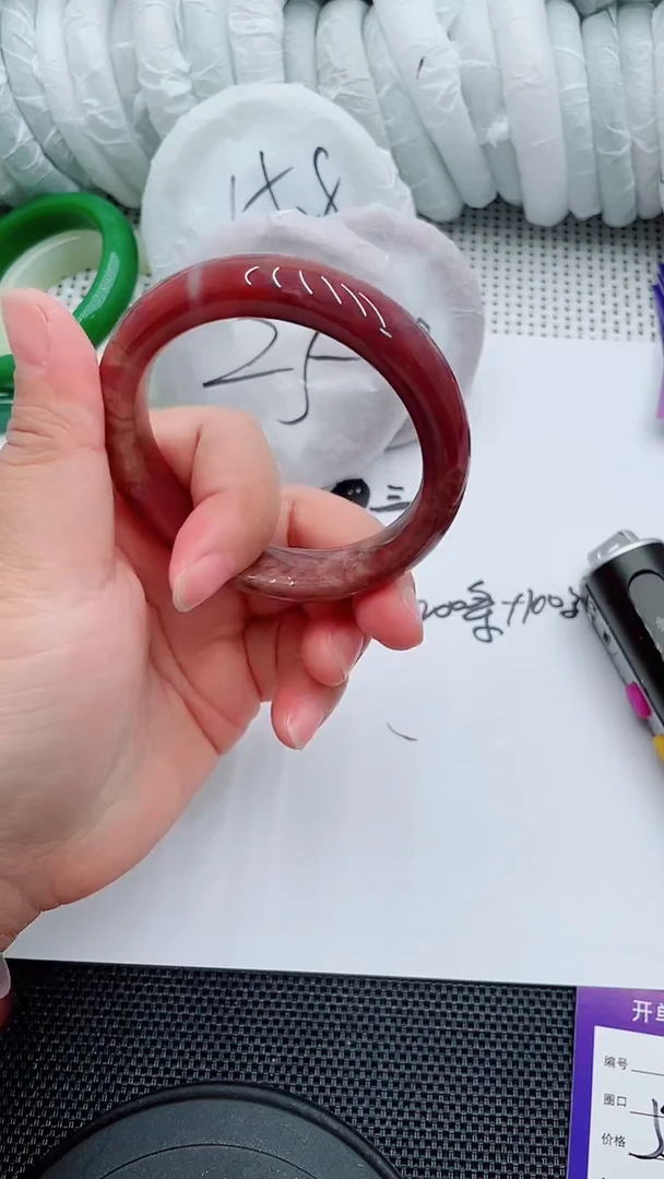 未镶嵌手镯石英质玉55-55-56