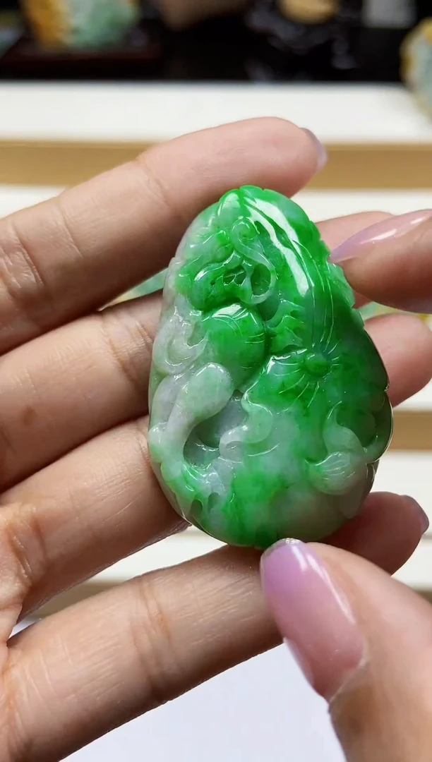 未镶嵌挂件翡翠翡翠A货