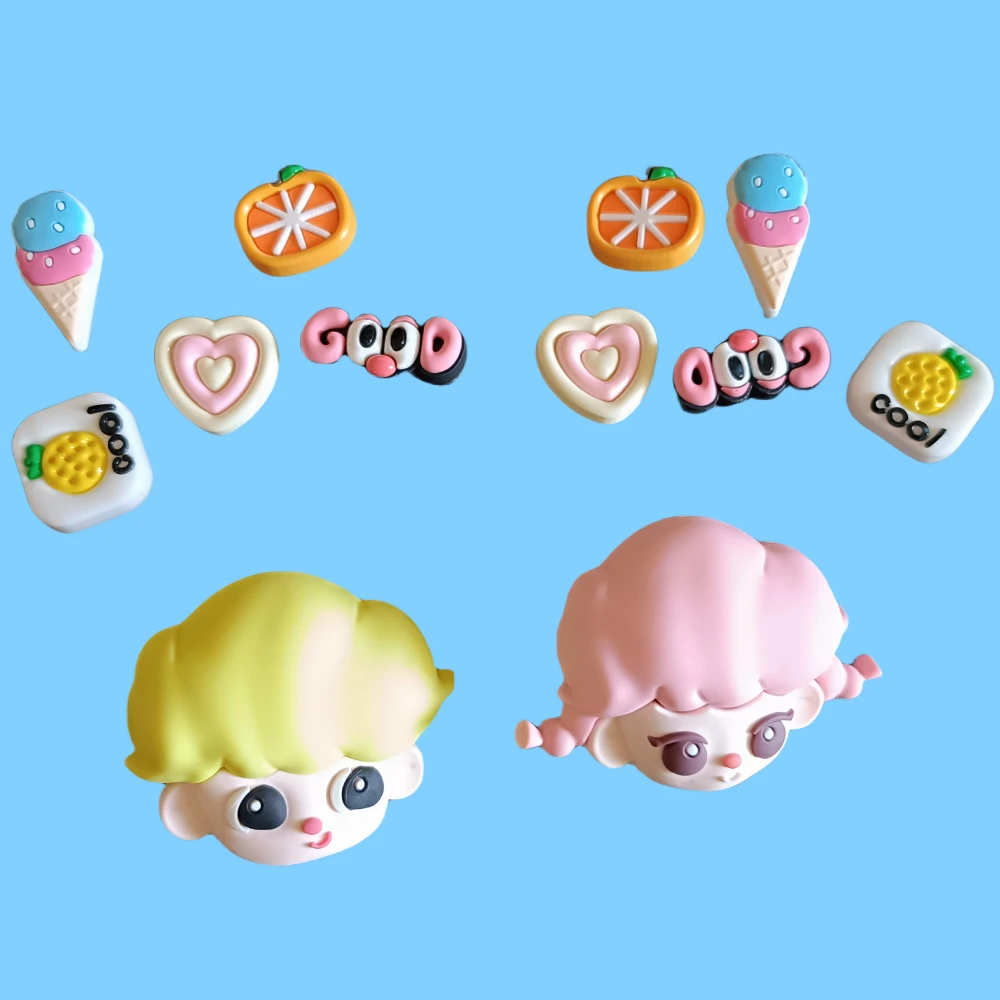 洞洞鞋配饰可爱搞怪趣味大眼睛装饰品DIY立体鞋花新款