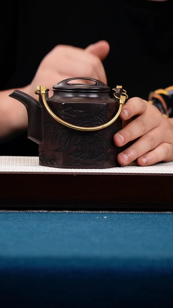 壶型洋桶 泥料 刻绘