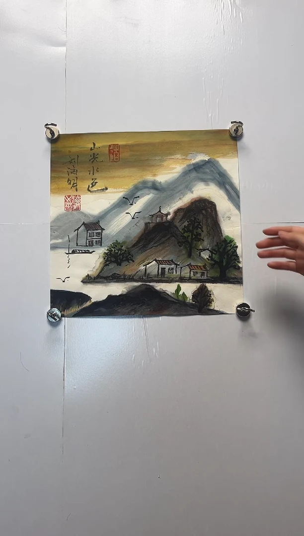 国画刘海明-1平尺-国画作品