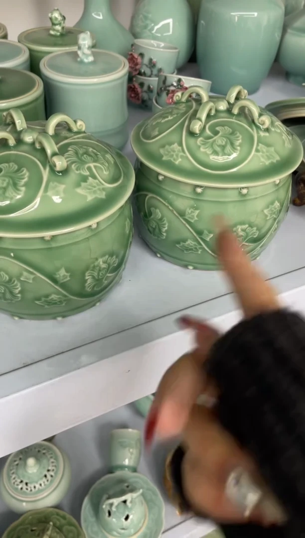 慧仙青瓷缩釉2个  源头厂家特价福利