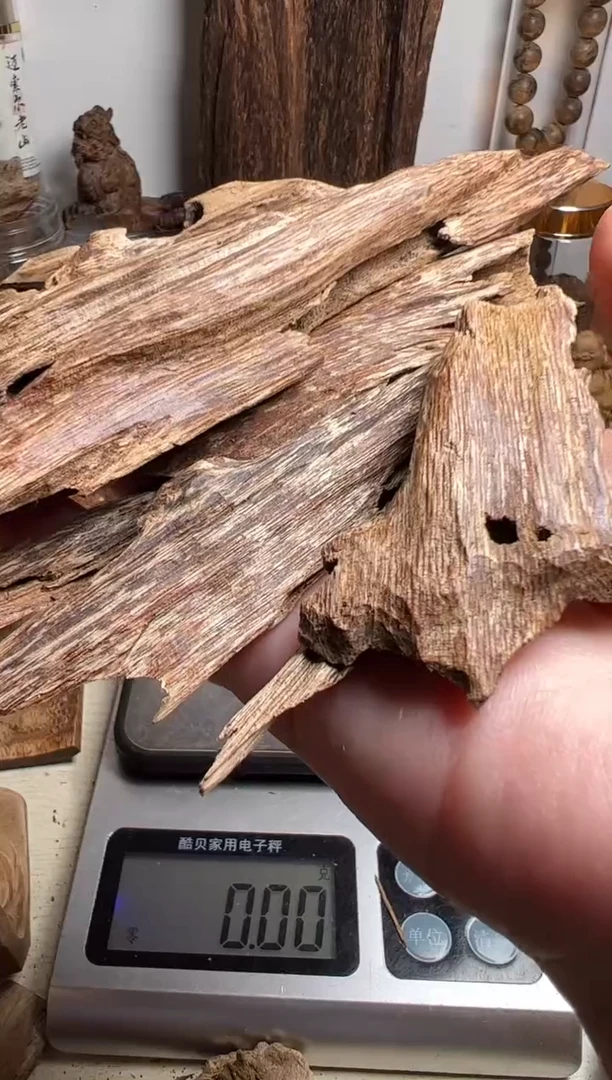 沉香沉香碎屑都蓬沉香虫漏41克