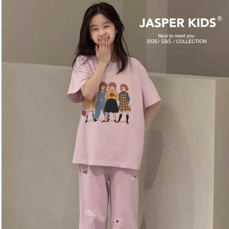 83113高端专享夏季女宝短袖粉色