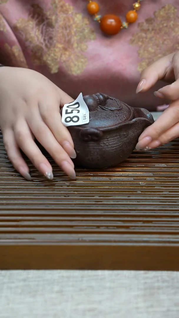纯手工粗陶茶具每一只不一样