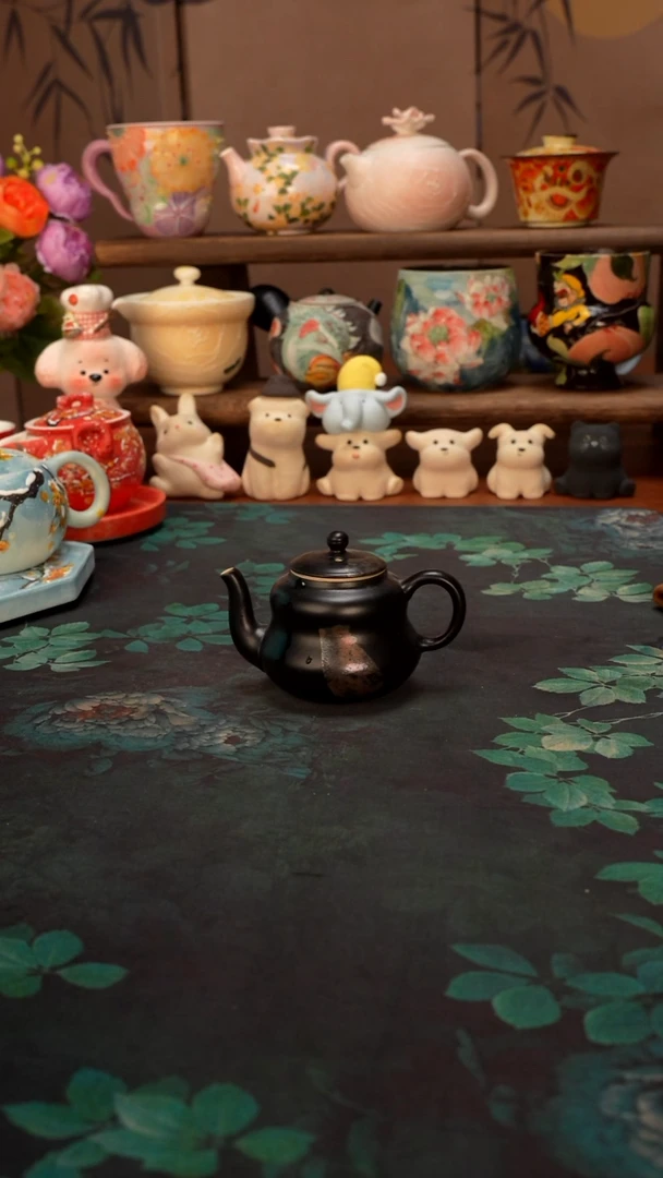 【落单】烧银箔系列壶