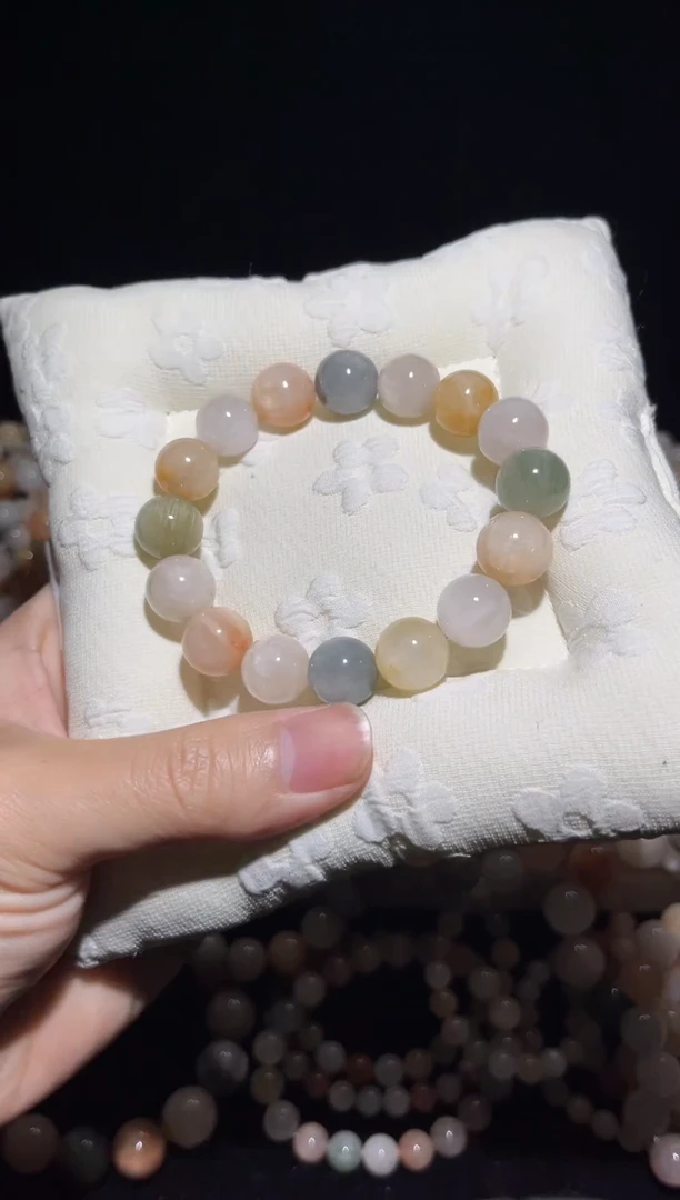 未镶嵌手串水晶3彩兔毛出厂价默认微瑕不退换13+