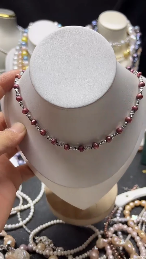 颈饰未镶嵌淡水珍珠多人