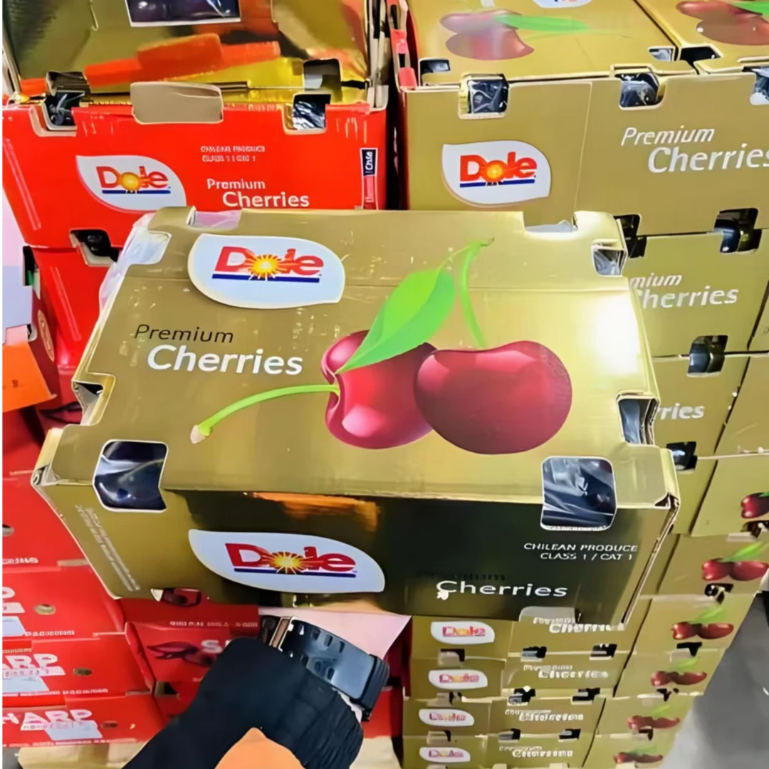 【原箱】桑提娜【金DL海运车厘子3J】（箱/净重5斤）【R】 内附果径卡