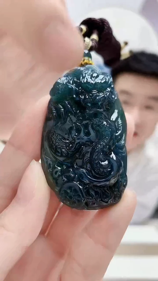 未镶嵌定制翡翠5028ry-毛货挂件7