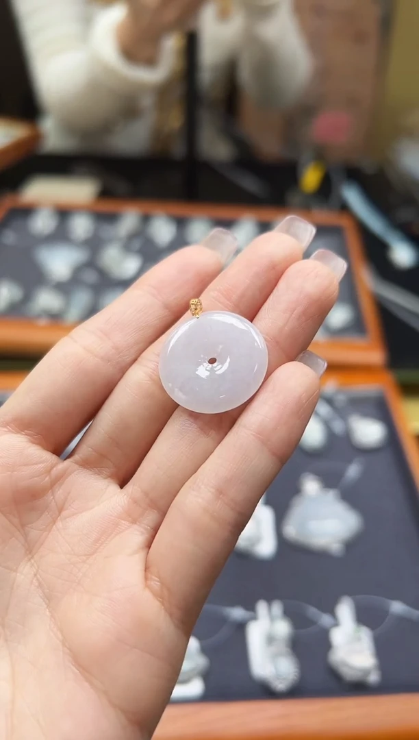 【闪购商品】翡翠颈饰18K金镶嵌GSJ5533-Q