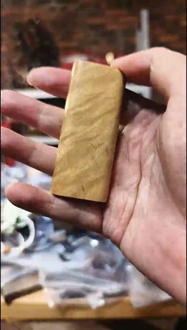 金丝楠无事牌手把件