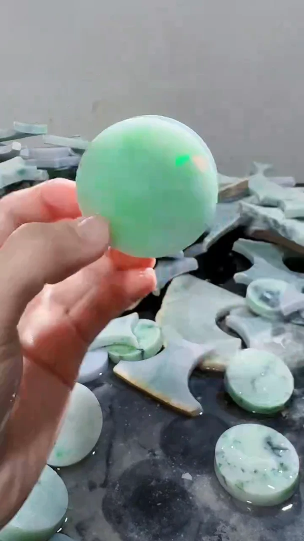 裸石翡翠缅甸翡翠A货文19