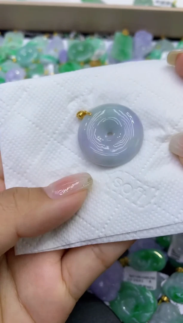 颈饰未镶嵌翡翠天然缅甸A货翡翠