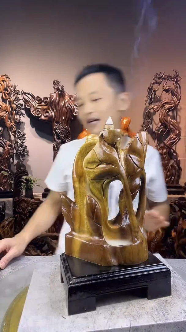 金丝楠楊*弟小叶桢楠随行摆件18