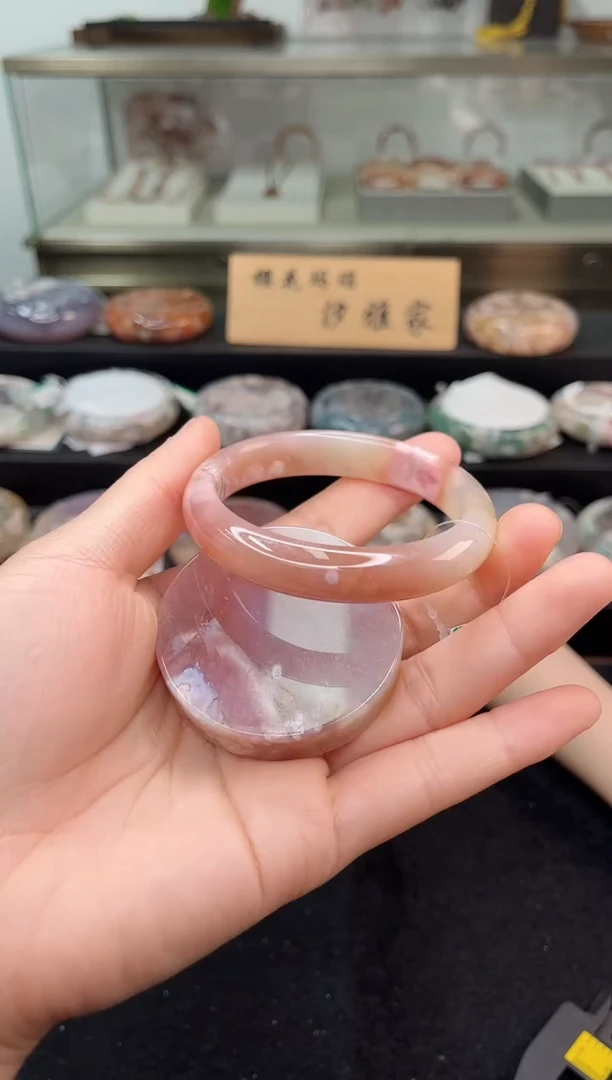 未镶嵌手镯石英质玉54圈口（赠品镯心）6749568