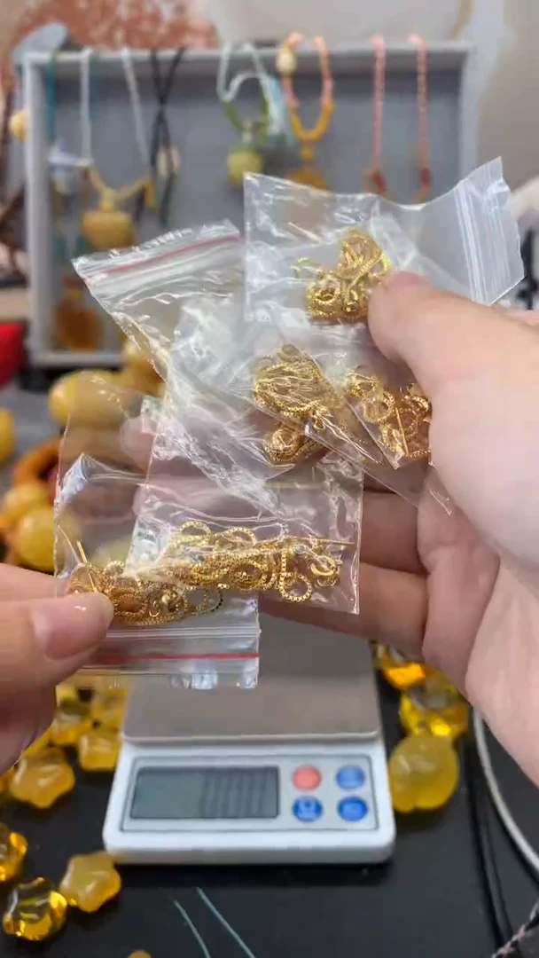 【闪购商品】琥珀珠宝奇石银S925镶嵌68多样性发其一