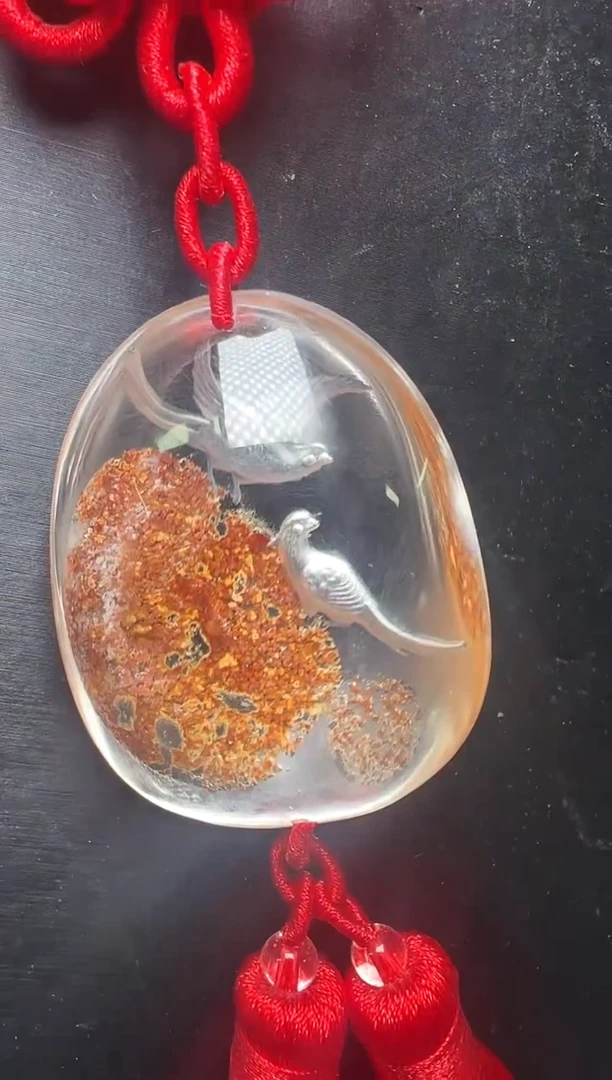 未镶嵌车挂水晶幽灵内雕车挂 JP57116