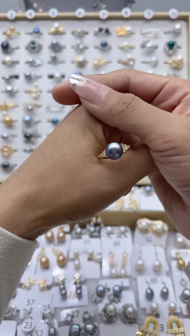 【闪购商品】淡水珍珠戒指合金0.0