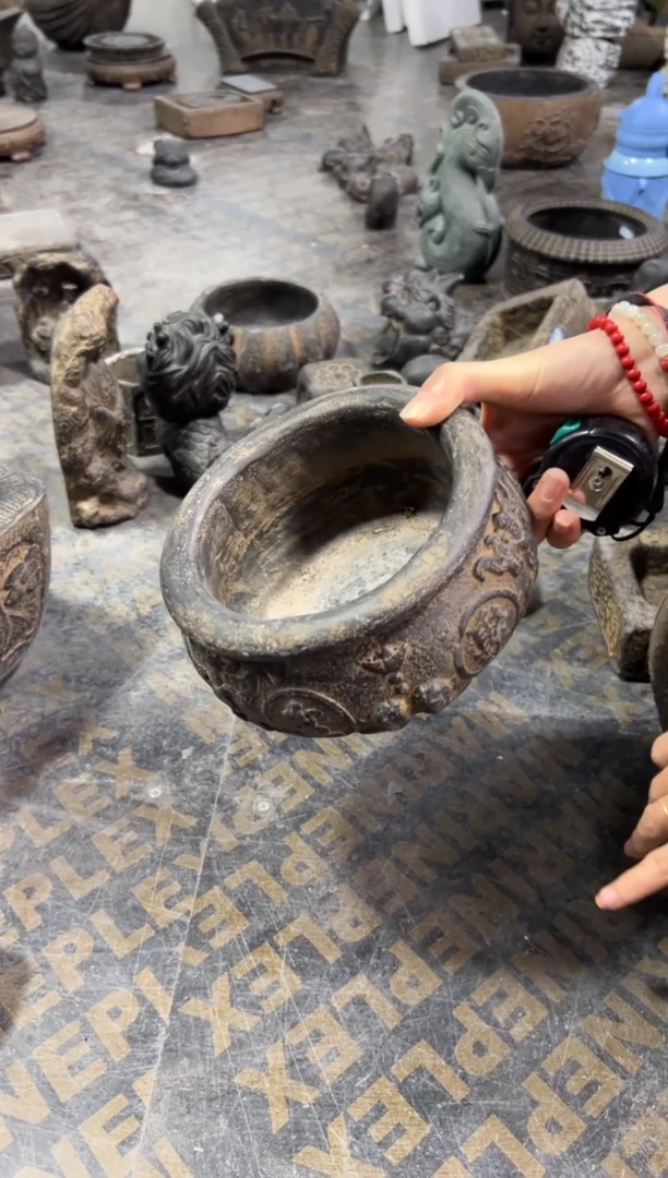 陶土【火山泥】聚宝盆