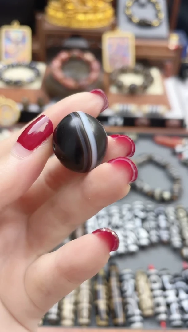 【闪购商品】玛瑙/玉髓珠珠未镶嵌药师单珠