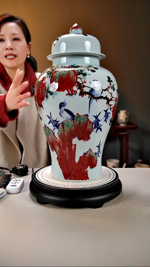 摆件陶景德镇手绘陶瓷