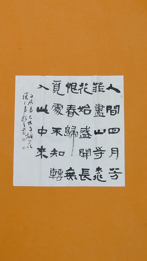 书法易新生68*68 湖北学术委员会