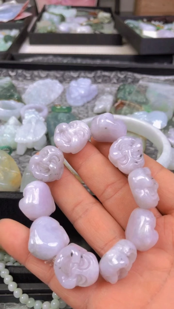 吊坠(不含链)未镶嵌翡翠罗汉手串