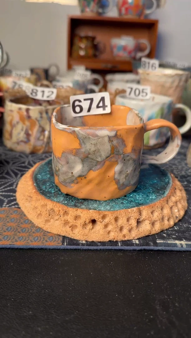 【闪购商品】674陶栀景德镇手工陶瓷